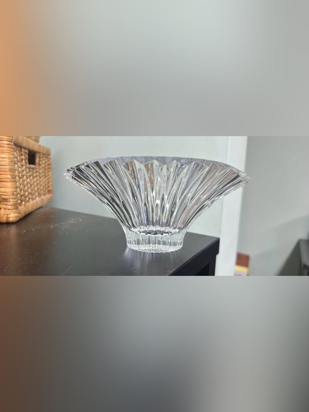Mikasa 9" Excelsior Flair crystal bowl